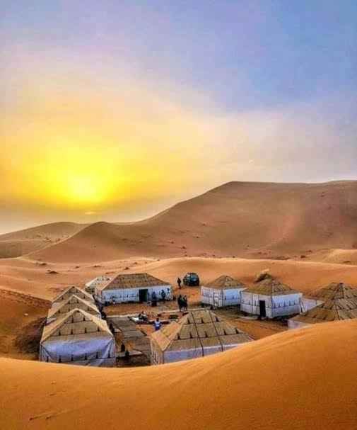Desert camp in Erg Chebbi Merzouga