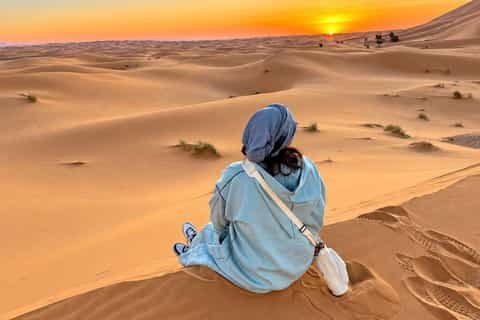 Merzouga sunrise by jeep