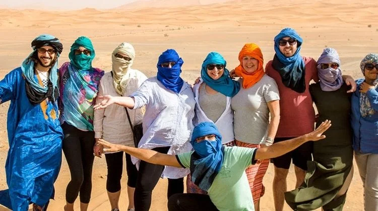 Marrakech desert tour 4 days: Morocco group tour in the desert