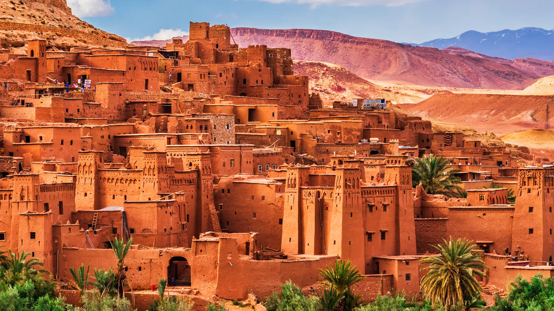 Ait Ben Haddou kasbah, a classic stop on the Marrakech to Merzouga tour