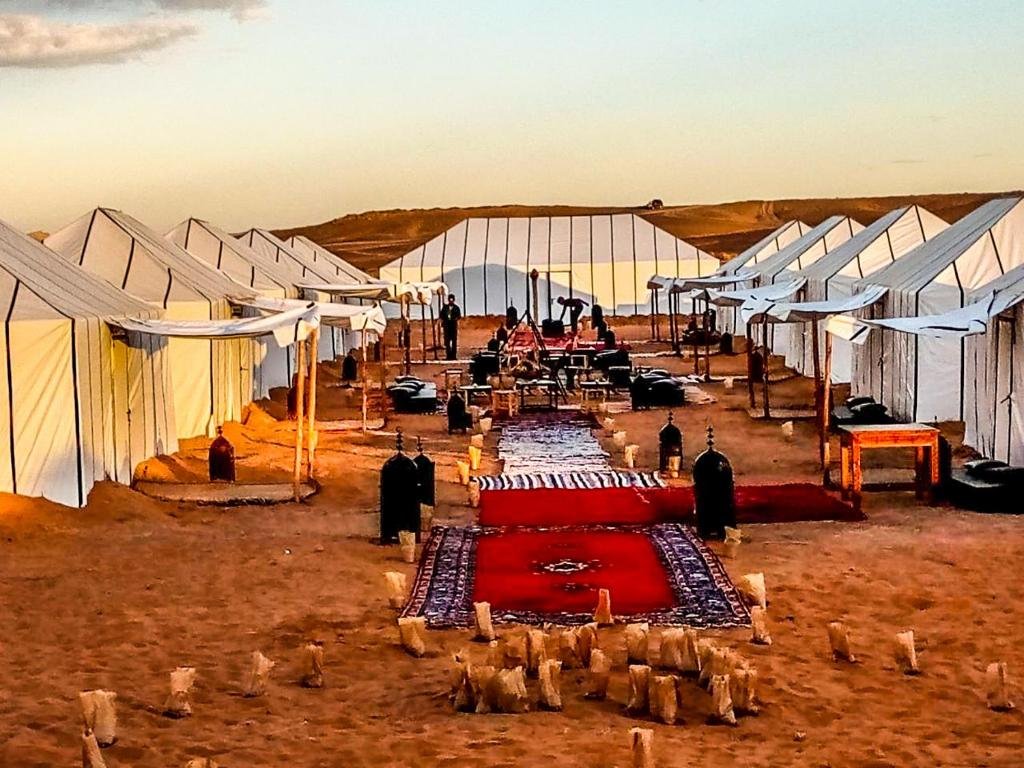 Bivouac Merzouga: tented desert camp in the Erg Chebbi dunes