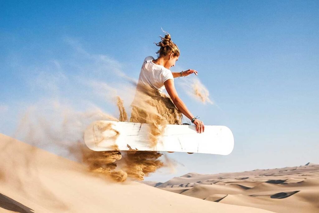 Jeep tour with sunset, sandboarding and dinner in Merzouga