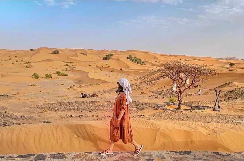 What to wear in Morocco for women: outfit ideas for the medina and the city